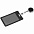 Чехол для пропуска с ретрактором Devon, черный с логотипом в Волгограде заказать по выгодной цене в кибермаркете AvroraStore