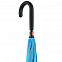 Зонт наоборот Style, трость, сине-голубой с логотипом в Волгограде заказать по выгодной цене в кибермаркете AvroraStore