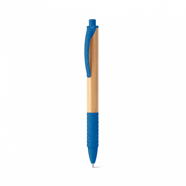 Эко ручка Punto, голубая с логотипом в Волгограде заказать по выгодной цене в кибермаркете AvroraStore