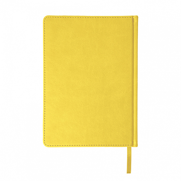 Ежедневник недатированный Bliss, А5,  желтый, белый блок, без обреза с логотипом в Волгограде заказать по выгодной цене в кибермаркете AvroraStore