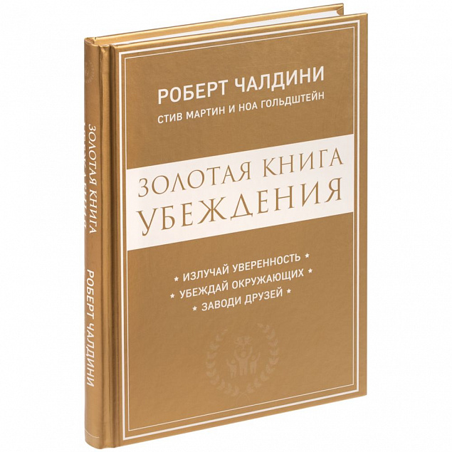 Книга «Золотая книга убеждения» с логотипом в Волгограде заказать по выгодной цене в кибермаркете AvroraStore