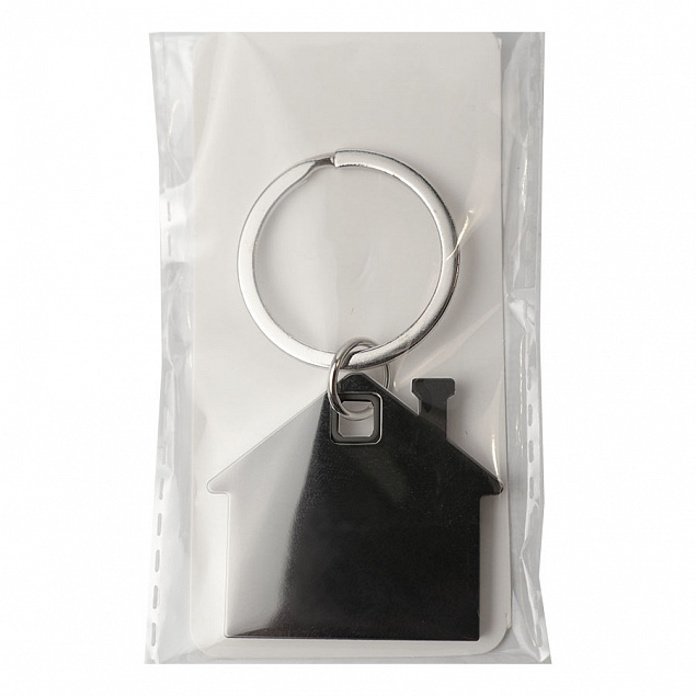 Брелок TONER HAUS; 4,1 x 3,7 x 0,5 см; черный, металл/пластик; лазерная гравировка с логотипом в Волгограде заказать по выгодной цене в кибермаркете AvroraStore