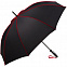 Зонт-трость Seam, красный с логотипом в Волгограде заказать по выгодной цене в кибермаркете AvroraStore