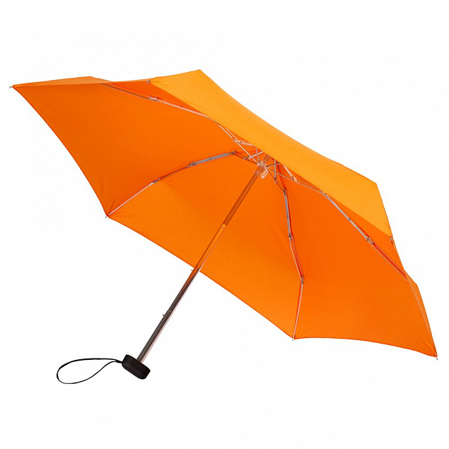 Зонт складной Unit Five, оранжевый с логотипом в Волгограде заказать по выгодной цене в кибермаркете AvroraStore