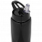 Спортивная бутылка Moist, черная с логотипом в Волгограде заказать по выгодной цене в кибермаркете AvroraStore