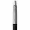 Ручка шариковая Parker Jotter Core K63, черный с серебристым с логотипом в Волгограде заказать по выгодной цене в кибермаркете AvroraStore