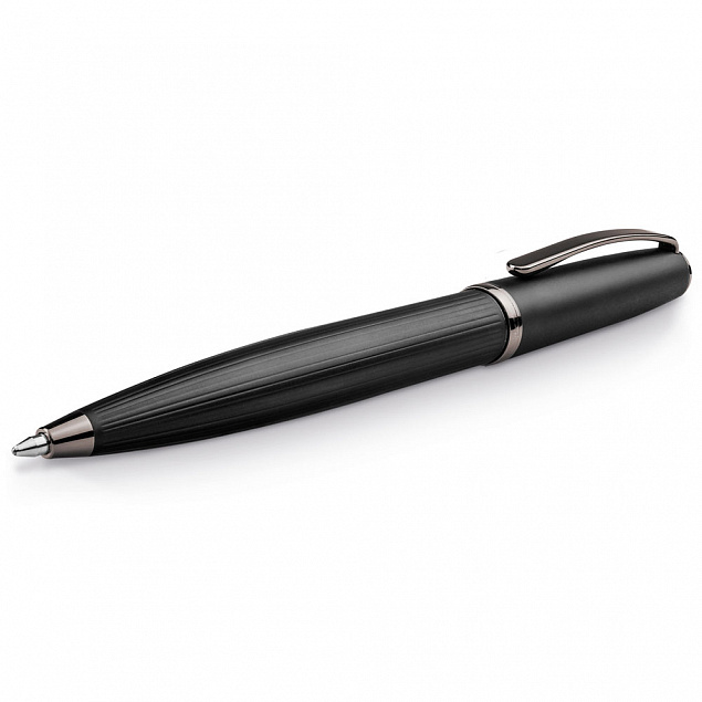 Письменный набор IMPERIO, ручка и ручка-роллер, черный с логотипом в Волгограде заказать по выгодной цене в кибермаркете AvroraStore