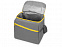 Изотермическая сумка-холодильник Classic c контрастной молнией, серый/желтый с логотипом в Волгограде заказать по выгодной цене в кибермаркете AvroraStore