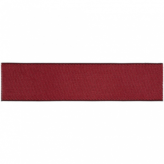 Лейбл тканевый Epsilon, S, бордовый с логотипом в Волгограде заказать по выгодной цене в кибермаркете AvroraStore