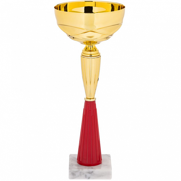 Кубок Kudos, средний, красный с логотипом в Волгограде заказать по выгодной цене в кибермаркете AvroraStore