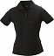Рубашка поло стретч женская ALBATROSS, черная с логотипом в Волгограде заказать по выгодной цене в кибермаркете AvroraStore