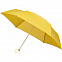 Складной зонт Alu Drop S, 3 сложения, механический, желтый (горчичный) с логотипом в Волгограде заказать по выгодной цене в кибермаркете AvroraStore