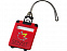 Бирка для багажа Taggy, красный с логотипом в Волгограде заказать по выгодной цене в кибермаркете AvroraStore