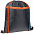 Детский рюкзак Novice, серый с оранжевым с логотипом в Волгограде заказать по выгодной цене в кибермаркете AvroraStore