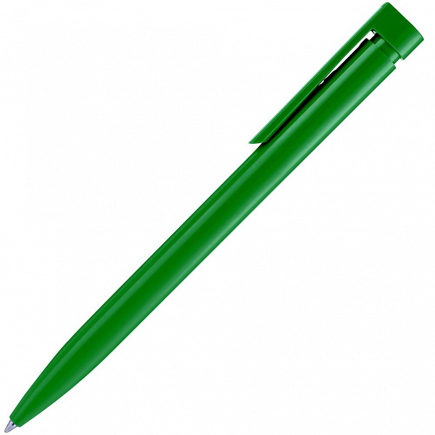 Ручка шариковая Liberty Polished, зеленая с логотипом в Волгограде заказать по выгодной цене в кибермаркете AvroraStore