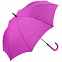 Зонт-трость Fashion, розовый с логотипом в Волгограде заказать по выгодной цене в кибермаркете AvroraStore