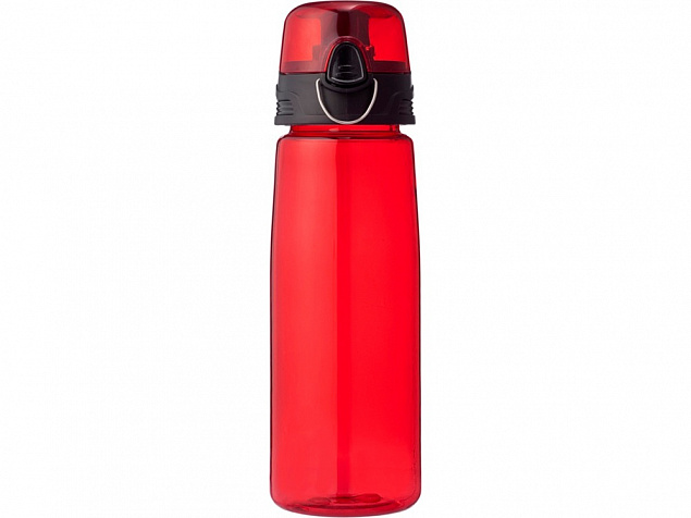 Бутылка спортивная Capri, красный с логотипом в Волгограде заказать по выгодной цене в кибермаркете AvroraStore