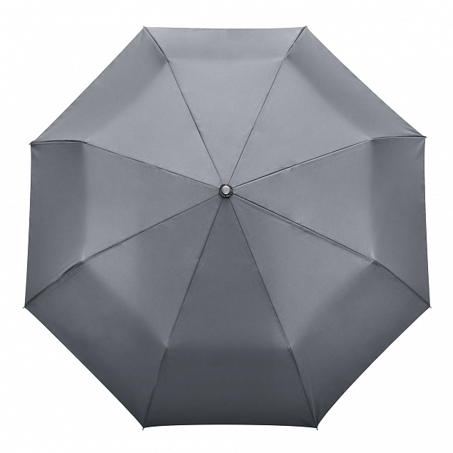 Зонт складной Nord, серый с логотипом в Волгограде заказать по выгодной цене в кибермаркете AvroraStore