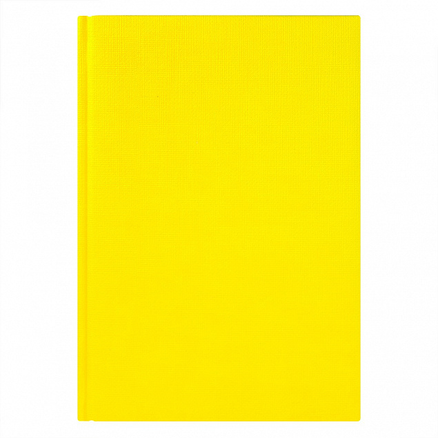 Ежедневник недатированный City Flax 145х205 мм, без календаря, желтый с логотипом в Волгограде заказать по выгодной цене в кибермаркете AvroraStore