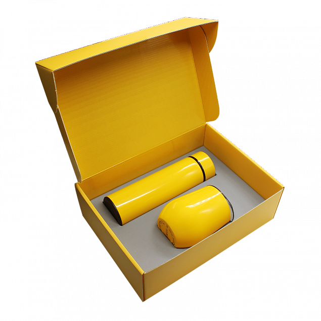 Набор Hot Box C yellow G (желтый) с логотипом в Волгограде заказать по выгодной цене в кибермаркете AvroraStore