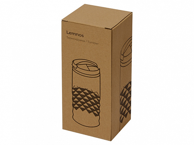 Термокружка «Lemnos» с логотипом в Волгограде заказать по выгодной цене в кибермаркете AvroraStore