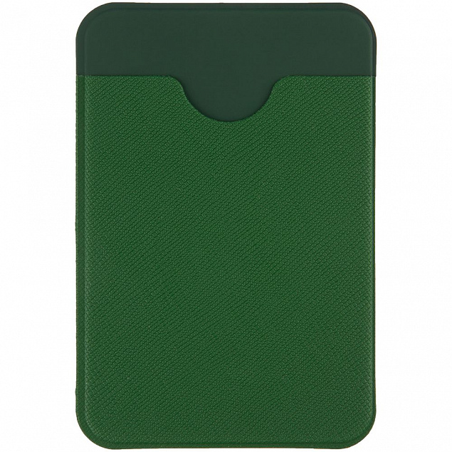 Чехол для карты на телефон Devon, зеленый с логотипом в Волгограде заказать по выгодной цене в кибермаркете AvroraStore