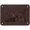 Лейбл Etha Nubuсk, XL, темно-коричневый с логотипом в Волгограде заказать по выгодной цене в кибермаркете AvroraStore