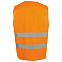Жилет светоотражающий SECURE PRO, оранжевый неон с логотипом в Волгограде заказать по выгодной цене в кибермаркете AvroraStore