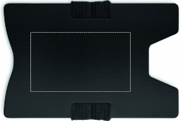 Алюминиевый кард холдер RFID с логотипом в Волгограде заказать по выгодной цене в кибермаркете AvroraStore