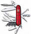 Офицерский нож CyberTool L, прозрачный красный с логотипом в Волгограде заказать по выгодной цене в кибермаркете AvroraStore