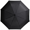 Зонт складной Floyd с кольцом, черный с логотипом в Волгограде заказать по выгодной цене в кибермаркете AvroraStore