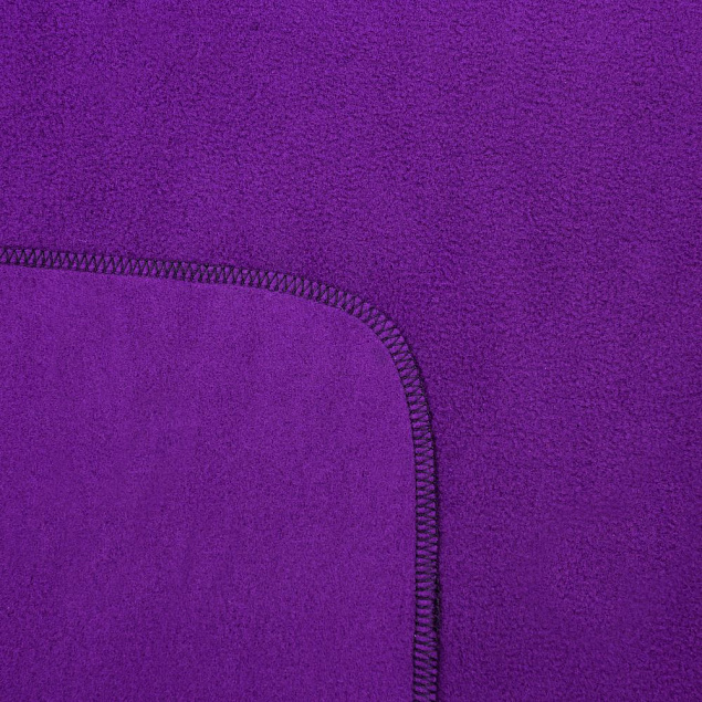 Флисовый плед Warm&Peace XL, фиолетовый с логотипом в Волгограде заказать по выгодной цене в кибермаркете AvroraStore