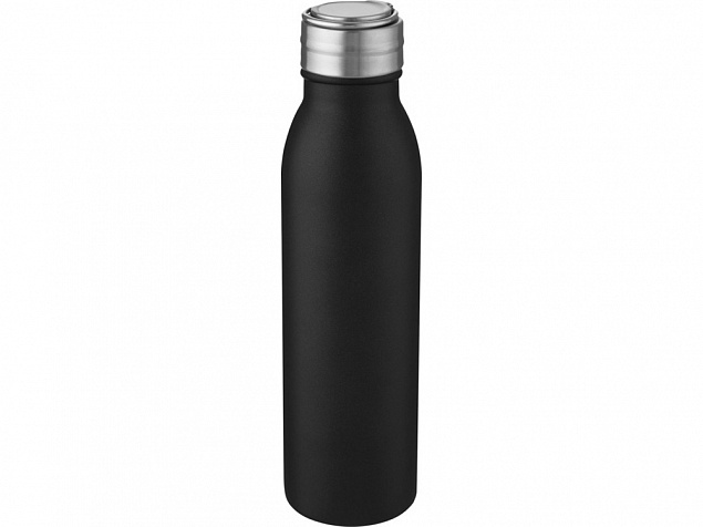 Harper, спортивная бутылка из нержавеющей стали объемом 700 мл с металлической петлей, черный с логотипом в Волгограде заказать по выгодной цене в кибермаркете AvroraStore