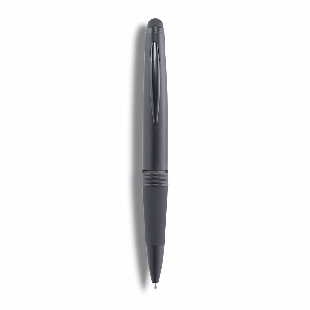 Ручка-стилус 2 в 1, черный с логотипом в Волгограде заказать по выгодной цене в кибермаркете AvroraStore