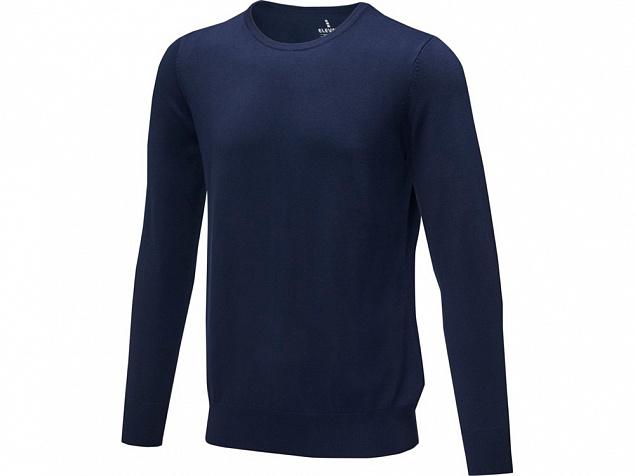 Пуловер Merrit с круглым вырезом, мужской с логотипом в Волгограде заказать по выгодной цене в кибермаркете AvroraStore