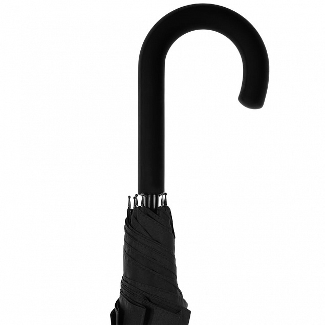 Зонт-трость Trend Golf AC, черный с логотипом в Волгограде заказать по выгодной цене в кибермаркете AvroraStore
