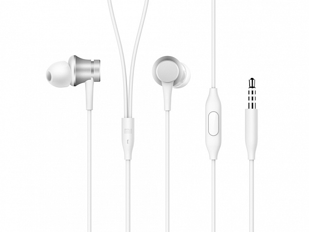 Наушники Mi In-Ear Headphones Basic Silver HSEJ03JY (ZBW4355TY) с логотипом в Волгограде заказать по выгодной цене в кибермаркете AvroraStore