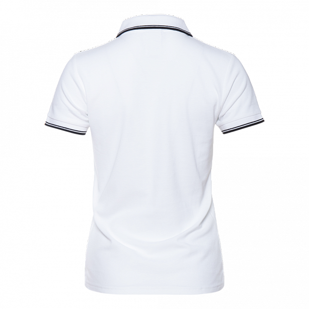 Рубашка поло Рубашка женская 04BK Белый с логотипом в Волгограде заказать по выгодной цене в кибермаркете AvroraStore