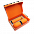 Набор Hot Box C2 (софт-тач) G,оранжевый с логотипом в Волгограде заказать по выгодной цене в кибермаркете AvroraStore