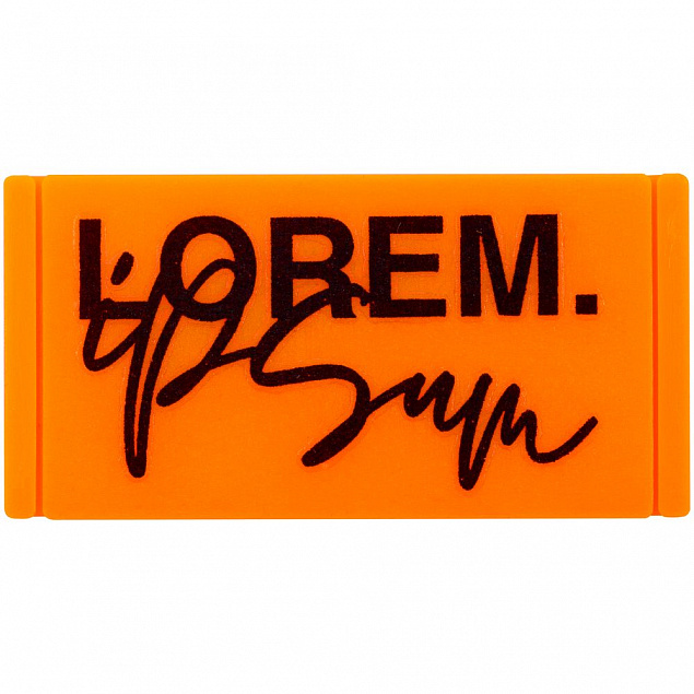 Лейбл из ПВХ Dzeta, S, оранжевый неон с логотипом в Волгограде заказать по выгодной цене в кибермаркете AvroraStore