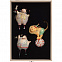 Набор из 3 авторских елочных игрушек Circus Collection: фокусник, силач и лев с логотипом в Волгограде заказать по выгодной цене в кибермаркете AvroraStore
