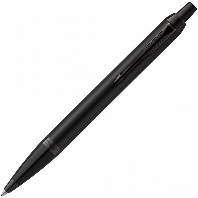 Ручка шариковая Parker IM Achromatic Black с логотипом в Волгограде заказать по выгодной цене в кибермаркете AvroraStore