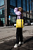 Шоппер Superbag Bubble (желтый с черным) с логотипом в Волгограде заказать по выгодной цене в кибермаркете AvroraStore