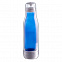 Стеклянная бутылка Smart, синяя с логотипом в Волгограде заказать по выгодной цене в кибермаркете AvroraStore