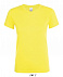 Фуфайка (футболка) REGENT женская,Лимонный L с логотипом в Волгограде заказать по выгодной цене в кибермаркете AvroraStore