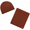 Шарф Bernard, коричневый (терракота) с логотипом в Волгограде заказать по выгодной цене в кибермаркете AvroraStore