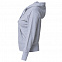 Толстовка женская Hooded Full Zip серый меланж с логотипом в Волгограде заказать по выгодной цене в кибермаркете AvroraStore