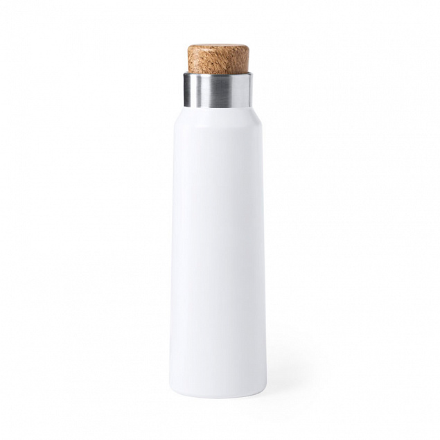 Бутылка для воды ANUKIN, белая, 770 мл, нержавеющая сталь с логотипом в Волгограде заказать по выгодной цене в кибермаркете AvroraStore