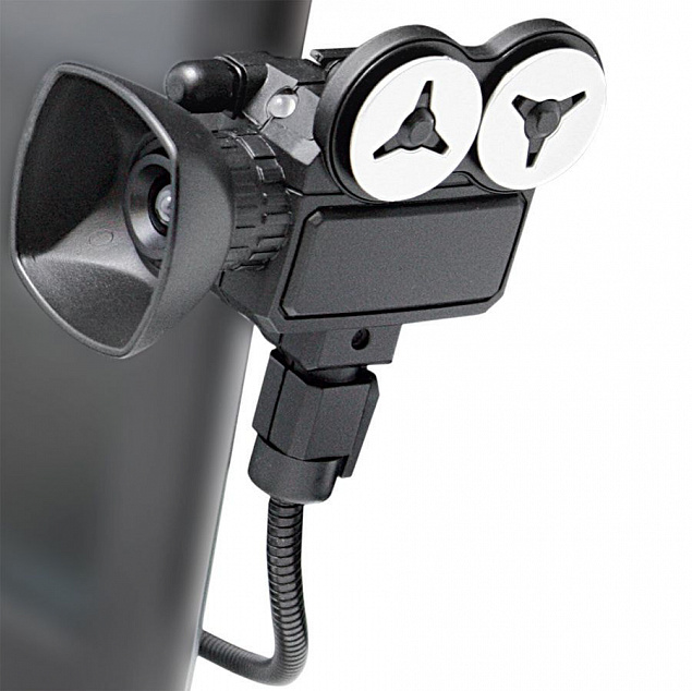 USB-веб-камера "Мотор!" с логотипом в Волгограде заказать по выгодной цене в кибермаркете AvroraStore