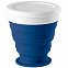 Складной стакан Astrada, синий с логотипом в Волгограде заказать по выгодной цене в кибермаркете AvroraStore